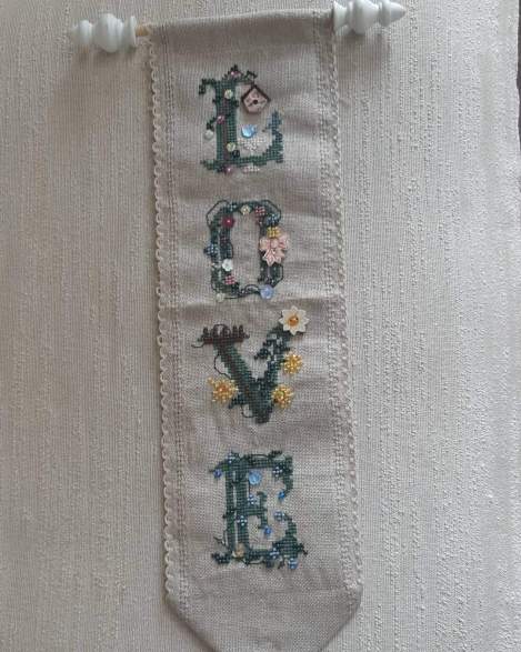 bell pull with the word LOVe