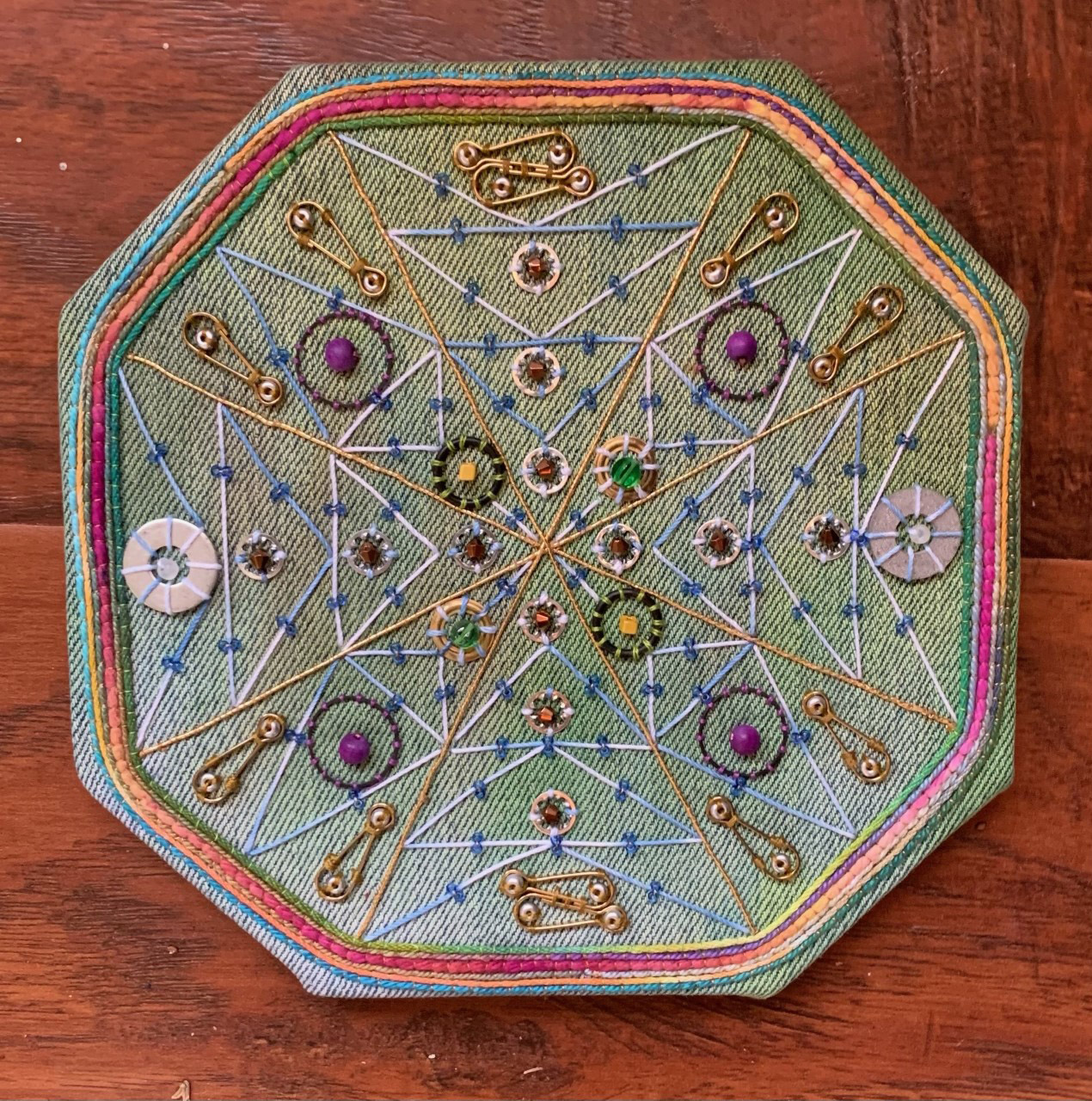 Faux Goldwork Adele Corke