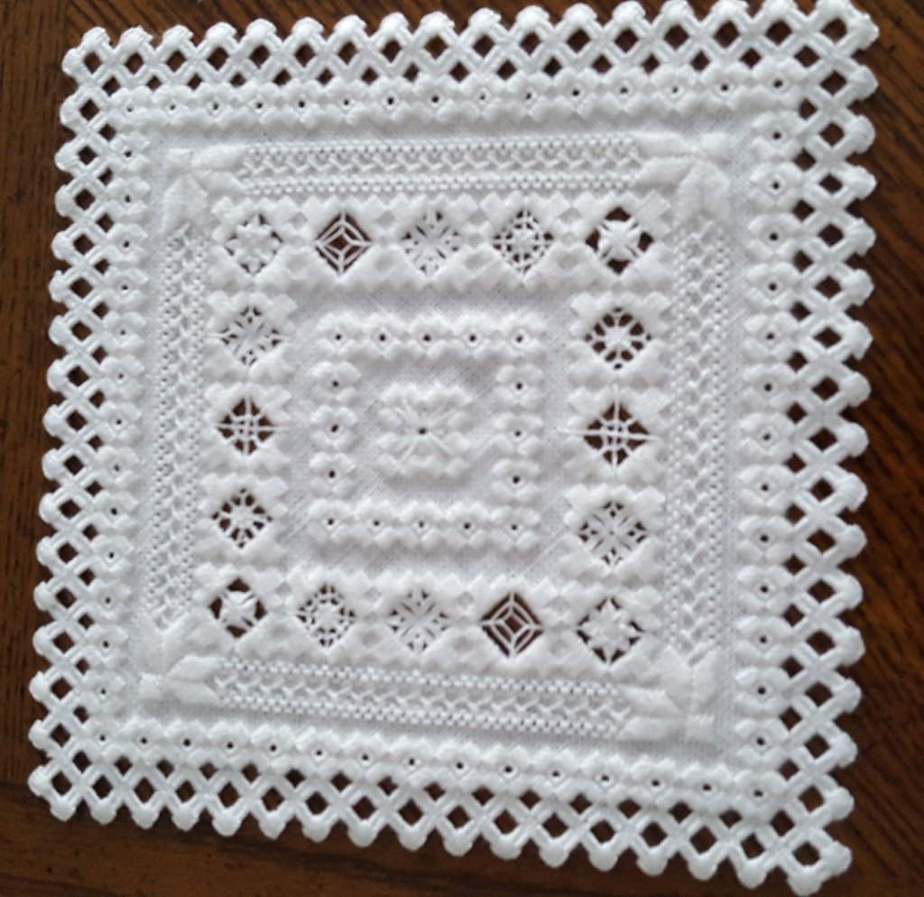 square white doily