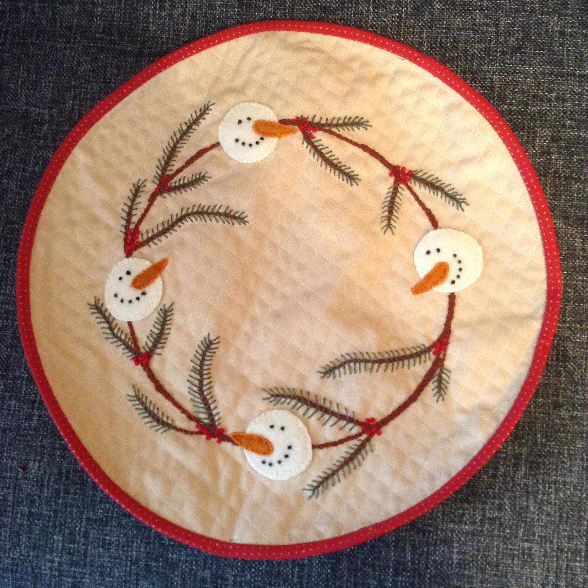 Bowley Christmas mat