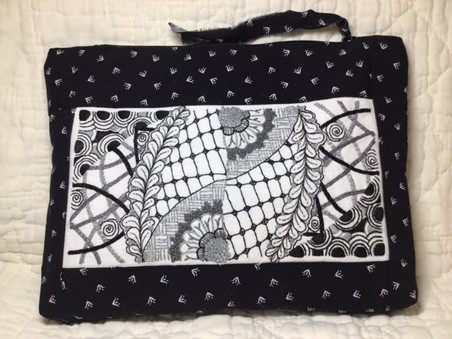 bag with Zentangle motif
